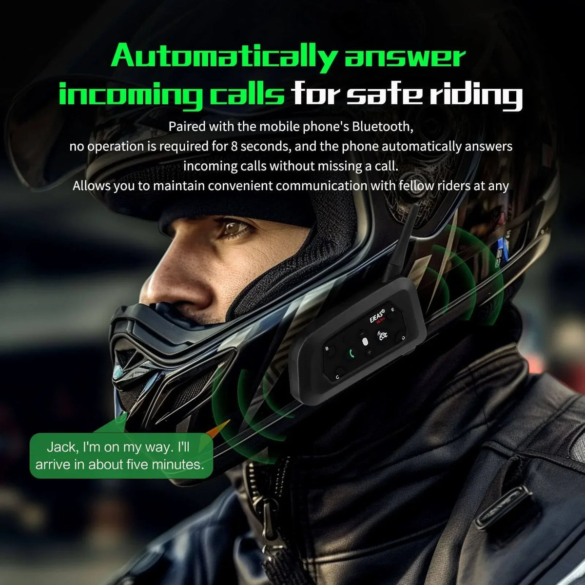 EJEAS V6 Pro Plus Helmet Intercom Communication System - View 16