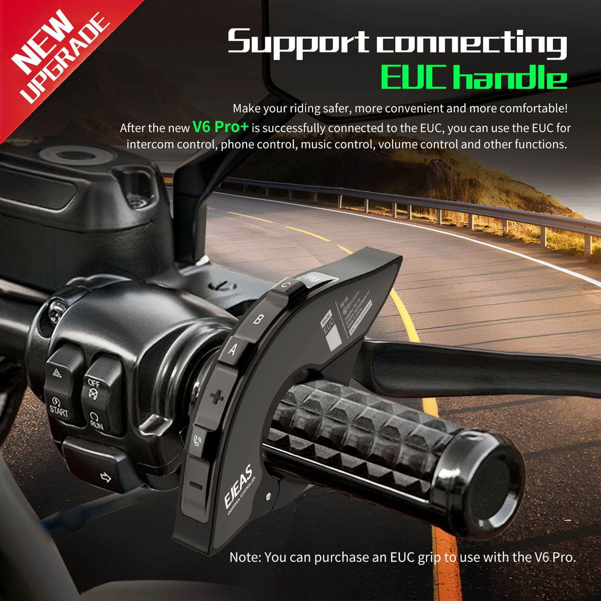 EJEAS V6 Pro Plus Helmet Intercom Communication System - View 13