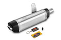 Red Rooster Vertex Exhaust for Himalayan & Scram 411 – Performance Slip-On (Polish / Black / Matte)