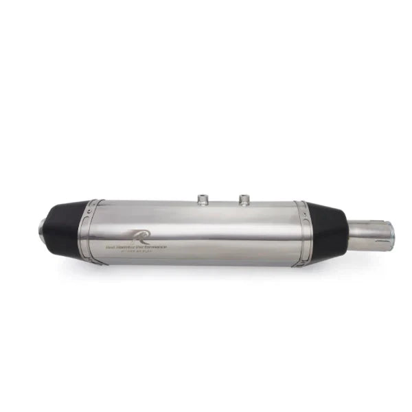 Red Rooster Vertex Exhaust for Himalayan & Scram 411 – Performance Slip-On (Polish / Black / Matte) - View 10