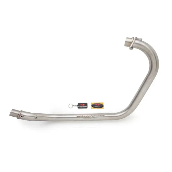 Red Rooster Vertex Header Pipes for Himalayan & Scram 411 – Stainless Steel Performance Headers (Polish / Matte)