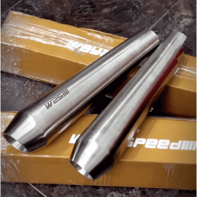 Way2Speed Phantom Performance Exhaust (Glossy Finish) for Royal Enfield Interceptor 650 / Continental GT 650 – SS316 Free