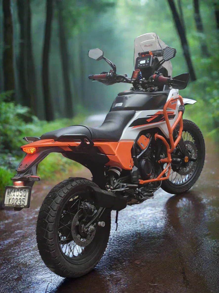 Barrel Rogue 2.0 Slip-On Exhaust with Link Pipe for KTM Adventure S/X 390 (2025) | 304 Stainless Steel Performance Exhaust