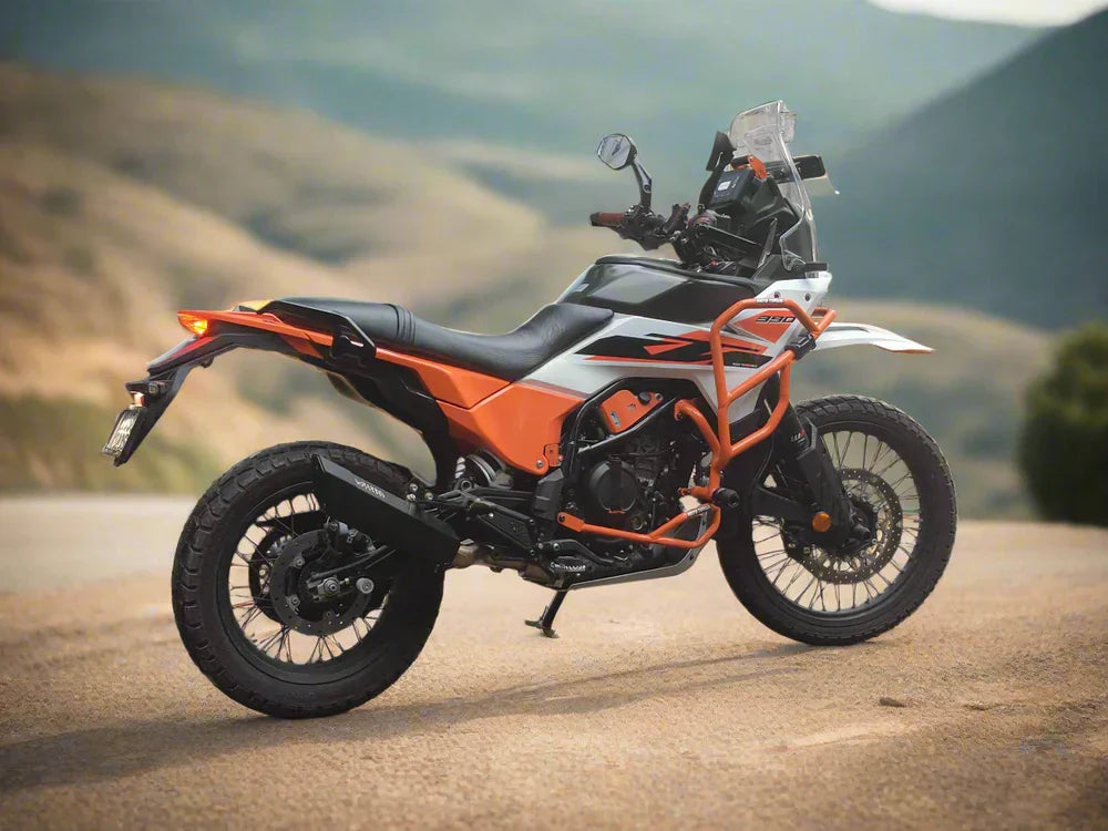 Barrel Rogue 2.0 Slip-On Exhaust with Link Pipe for KTM Adventure S/X 390 (2025) | 304 Stainless Steel Performance Exhaust