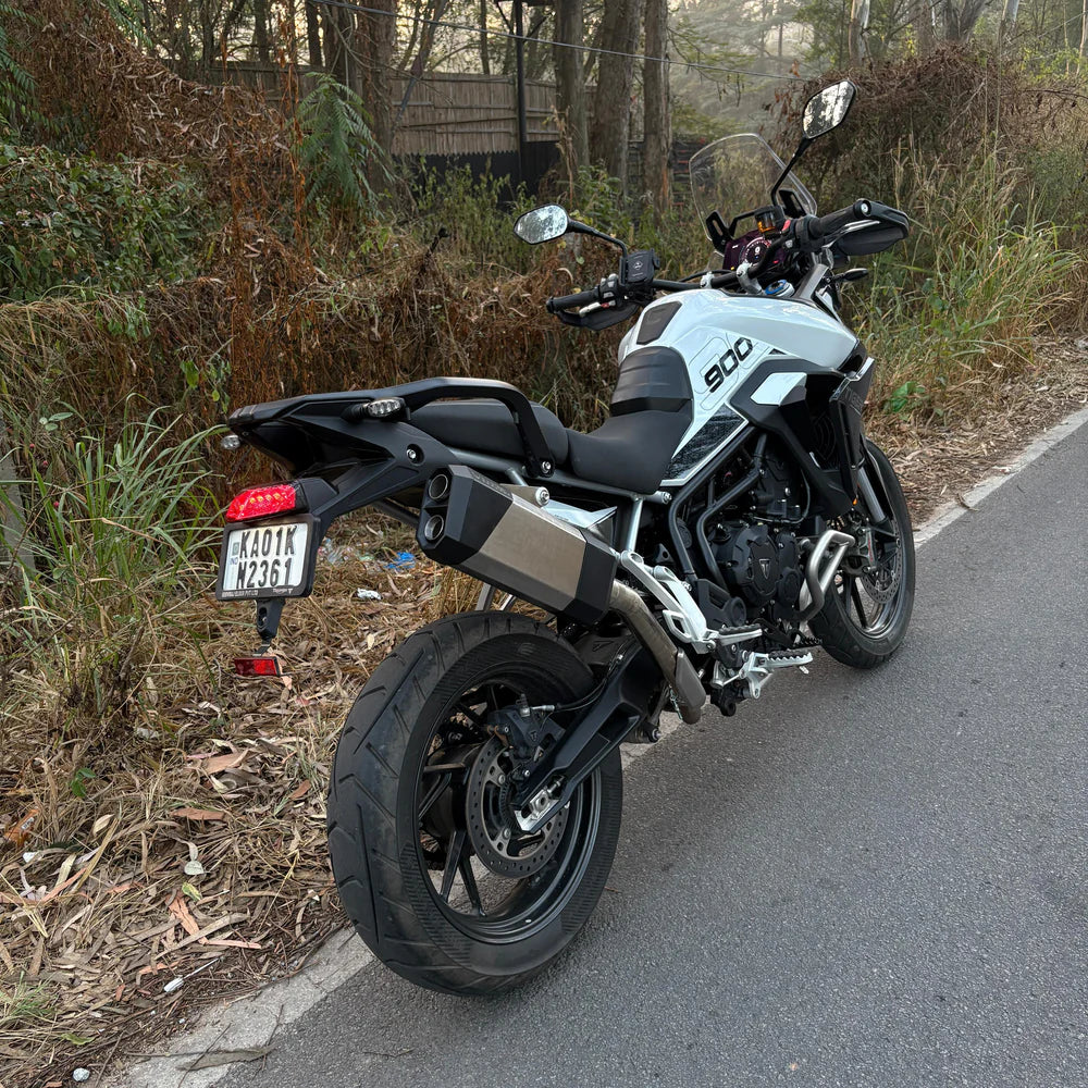 Barrel Storm Slip-On Exhaust for Triumph Tiger 900 GT (2025) | 304 Stainless Steel Performance Motorcycle Exhaust - View 5