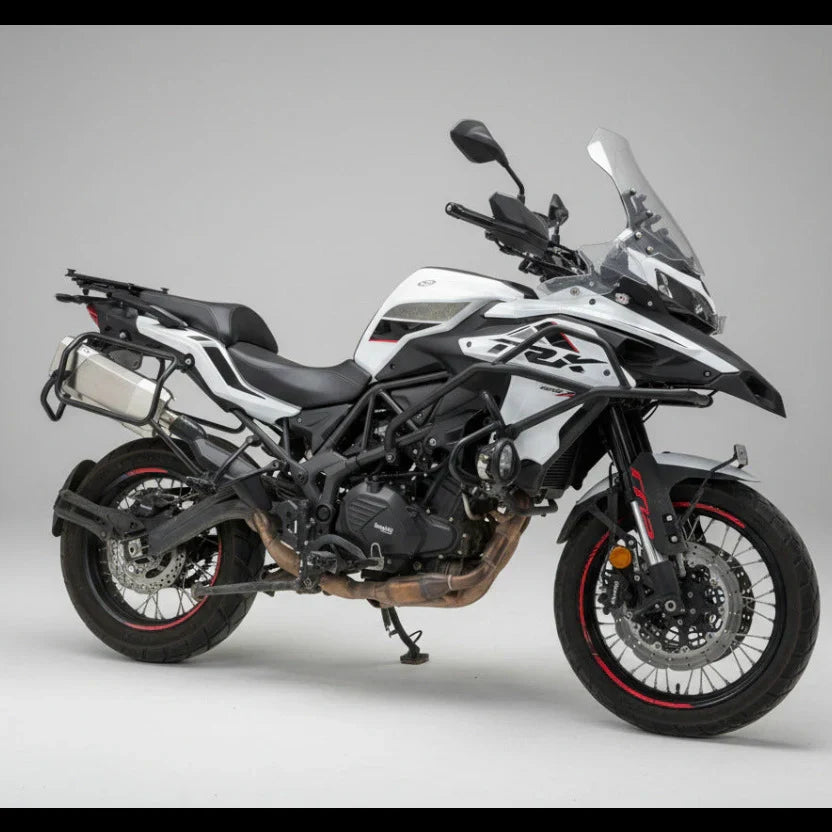 Barrel Storm Slip-On Exhaust with Link Pipe for Benelli TRK 502X | 304 Stainless Steel Adventure Performance Exhaust