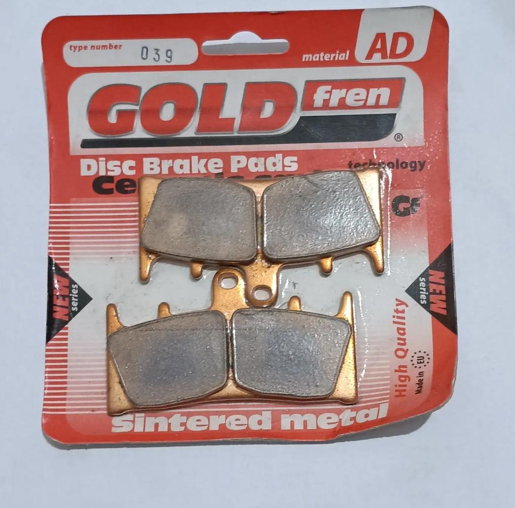 goldfren 039 front brake pads for suzuki hayabusa gsx1300r 1999 to 2007
