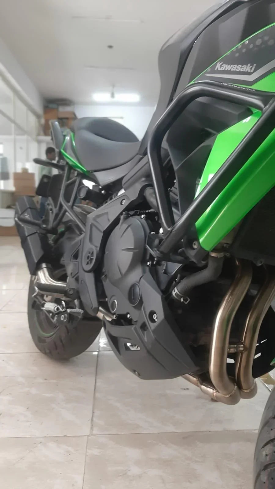 Barrel Rogue 2.0 Full System Exhaust for Kawasaki Versys 650 | 304 Stainless Steel Performance Exhaust - View 5
