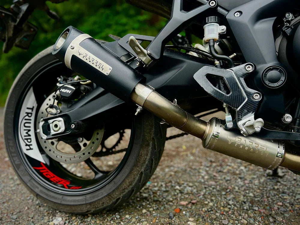 Barrel Outlaw 2.0 Full System Exhaust for Triumph Trident 660 / Tiger Sport 660 / Daytona 660 | 304 Stainless Steel