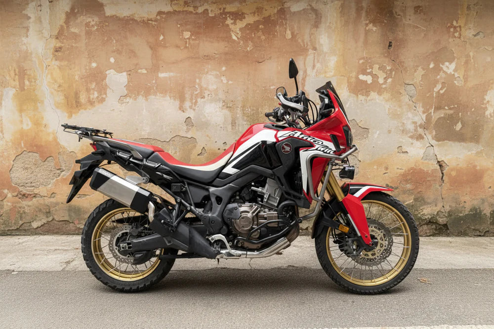 Barrel Storm Slip-On Exhaust for Honda Africa Twin 1000 (2018) | 304 Stainless Steel Performance Exhaust - View 4