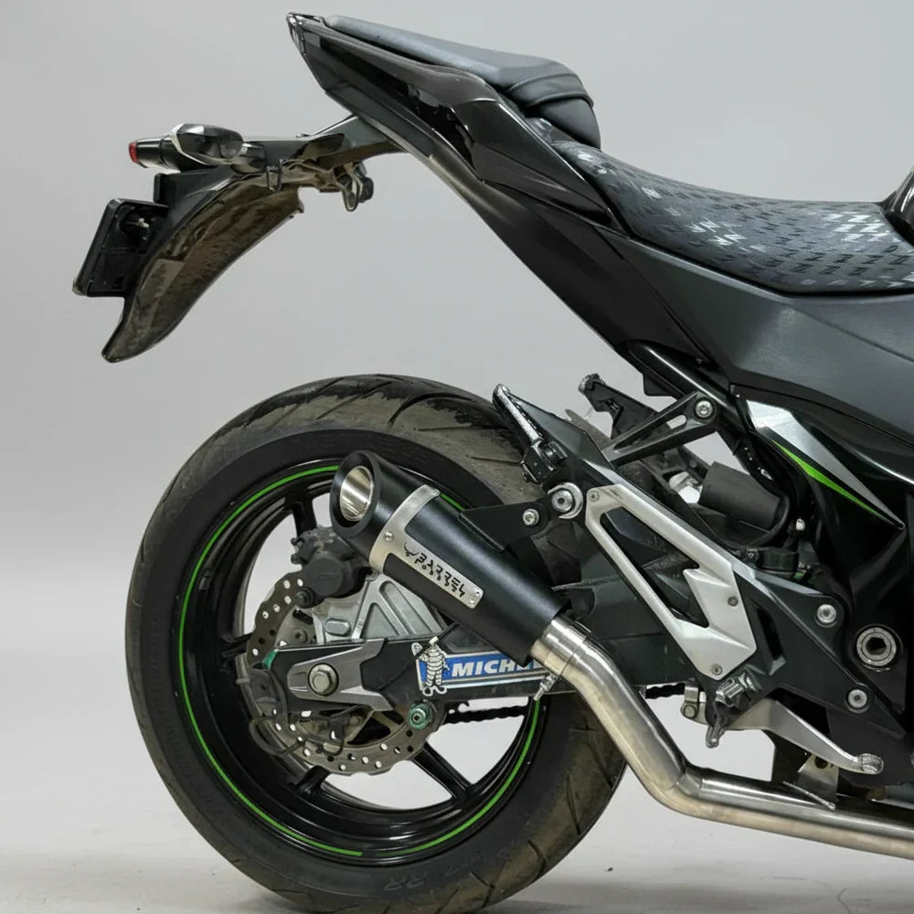 Barrel Outlaw 2.0 Slip-On Exhaust for Kawasaki Z800 | 304 Stainless Steel Performance Exhaust