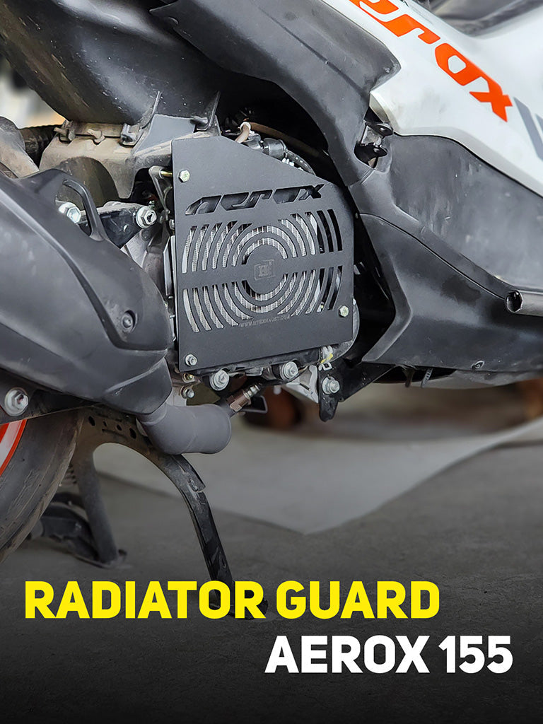 AEROX COMBO 1 RADIATOR GUARD + FOLDABLE FOOTREST - View 2