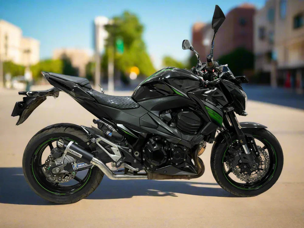 Barrel Outlaw 2.0 Slip-On Exhaust for Kawasaki Z800 | 304 Stainless Steel Performance Exhaust - View 3