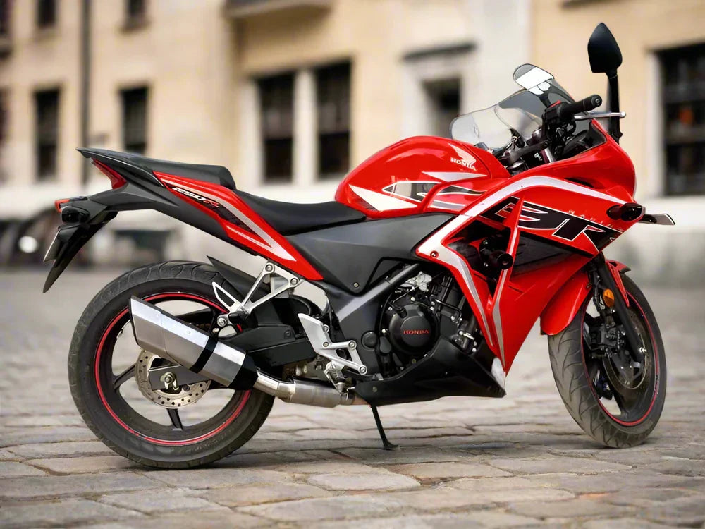 Barrel Rogue 2.0 Slip-On Exhaust with Link Pipe for Honda CBR 250R | 304 Stainless Steel Performance Exhaust - View 3