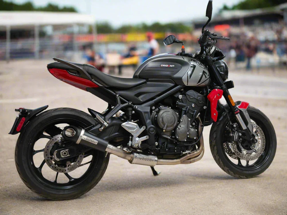 Barrel Outlaw 2.0 Full System Exhaust for Triumph Trident 660 / Tiger Sport 660 / Daytona 660 | 304 Stainless Steel
