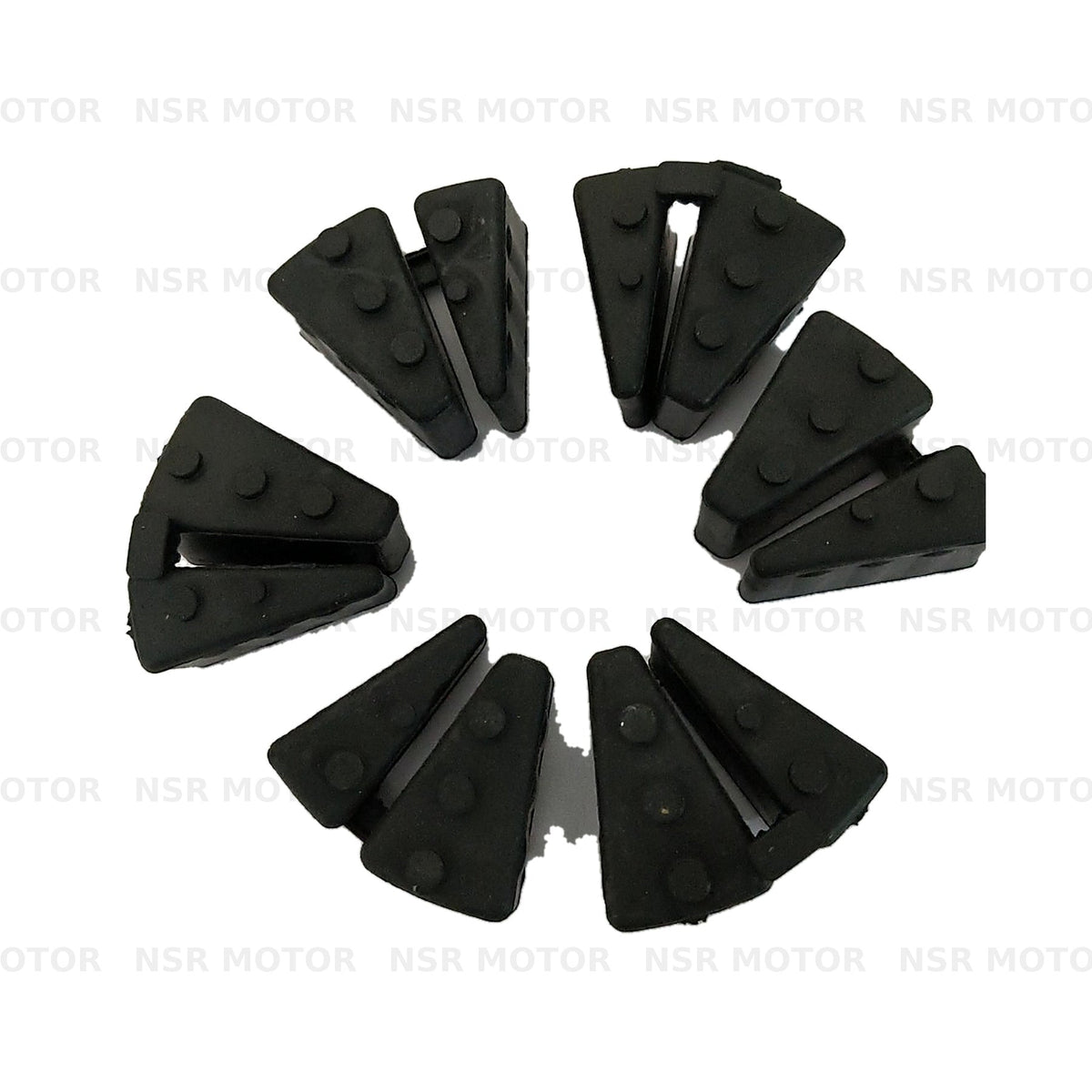 Benelli TNT 25 / Leoncino 250 Black Drum Rubber Set