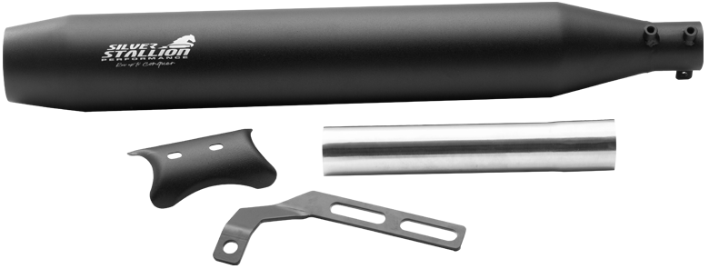 BSA Gold Star 650 Ranger Performance Exhaust | Silver Stallion | +2 BHP Boost | Silver / Black Matte / Brushed - View 2