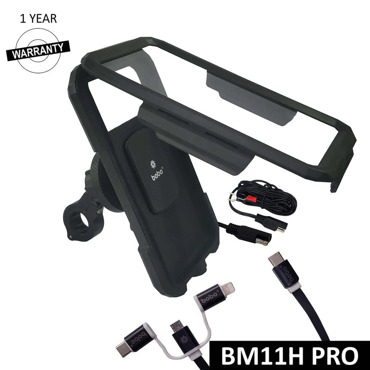 BOBO BM11H Pro Fully Waterproof Bike Phone Holder with Vibration Controller