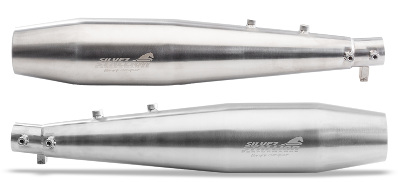 Silver Stallion Performance Exhaust for Royal Enfield Interceptor 650 & Continental GT 650 | +2 BHP Power Boost | Available