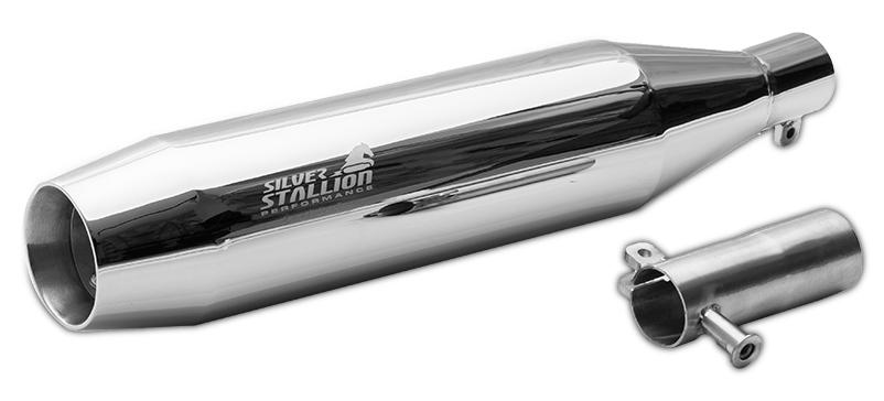 Honda CB350 H’ness Drift Performance Exhaust | Silver Stallion | +1.8 BHP Power Boost | Silver Finish