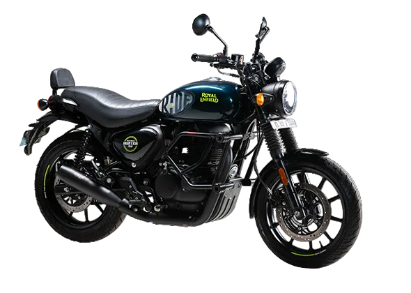 Royal Enfield Hunter 350 Shorty Performance Exhaust | Silver Stallion Performance | +1.75 BHP Power Boost | Dual Tone