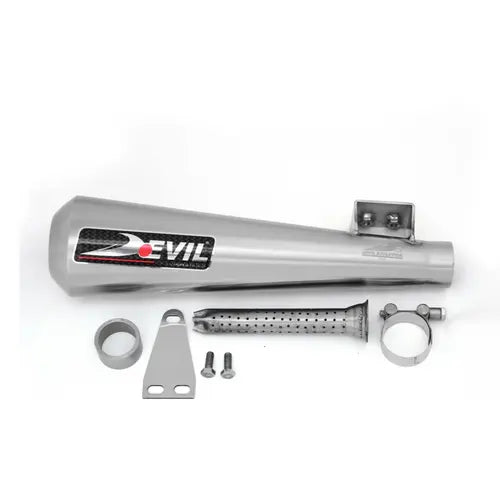 Devil Evolution Slip-On Exhaust for Royal Enfield Classic 500 | Stainless Steel Performance Silencer with Deep Thump - View 3