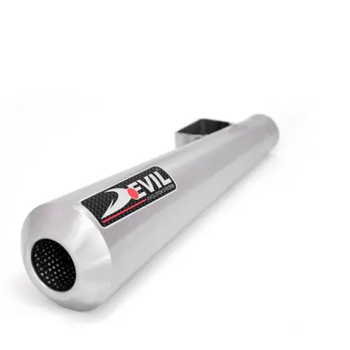 Devil Evolution Slip-On Exhaust for Royal Enfield Classic 350 | Stainless Steel Performance Silencer India - View 3