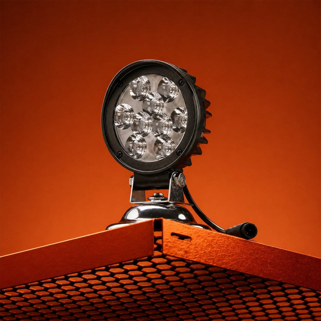 LGP 9 LED Cap Fog Lamp for Bike | Compact Waterproof Auxiliary Light | Universal Fit for All Motorcycles & Scooters