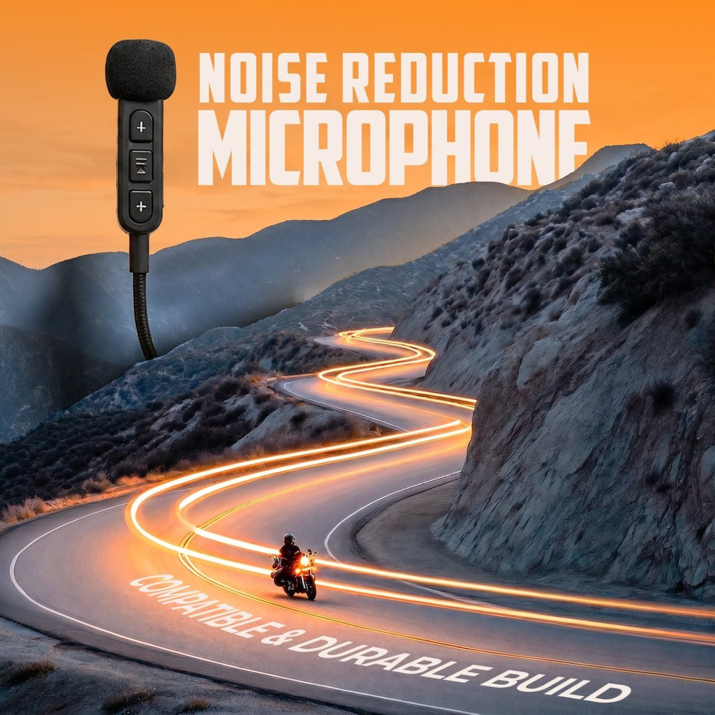 LGP BT30 Bluetooth Helmet Headset IP67 Waterproof | Wireless Bike Helmet Speakers with Mic, Music & Call Control - View 5