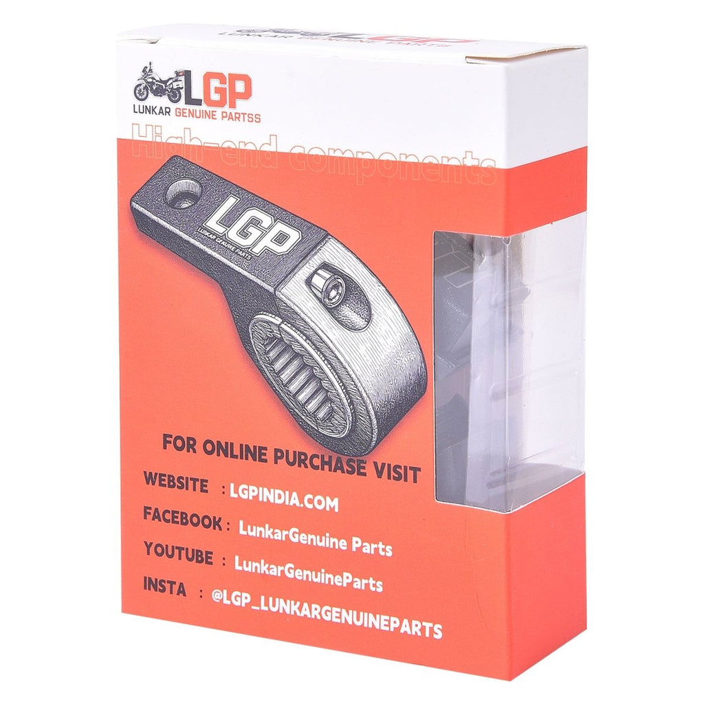 LGP Fog Lamp Clamp for Bike & Motorcycle | Universal Metal Mount Bracket for Auxiliary Lights