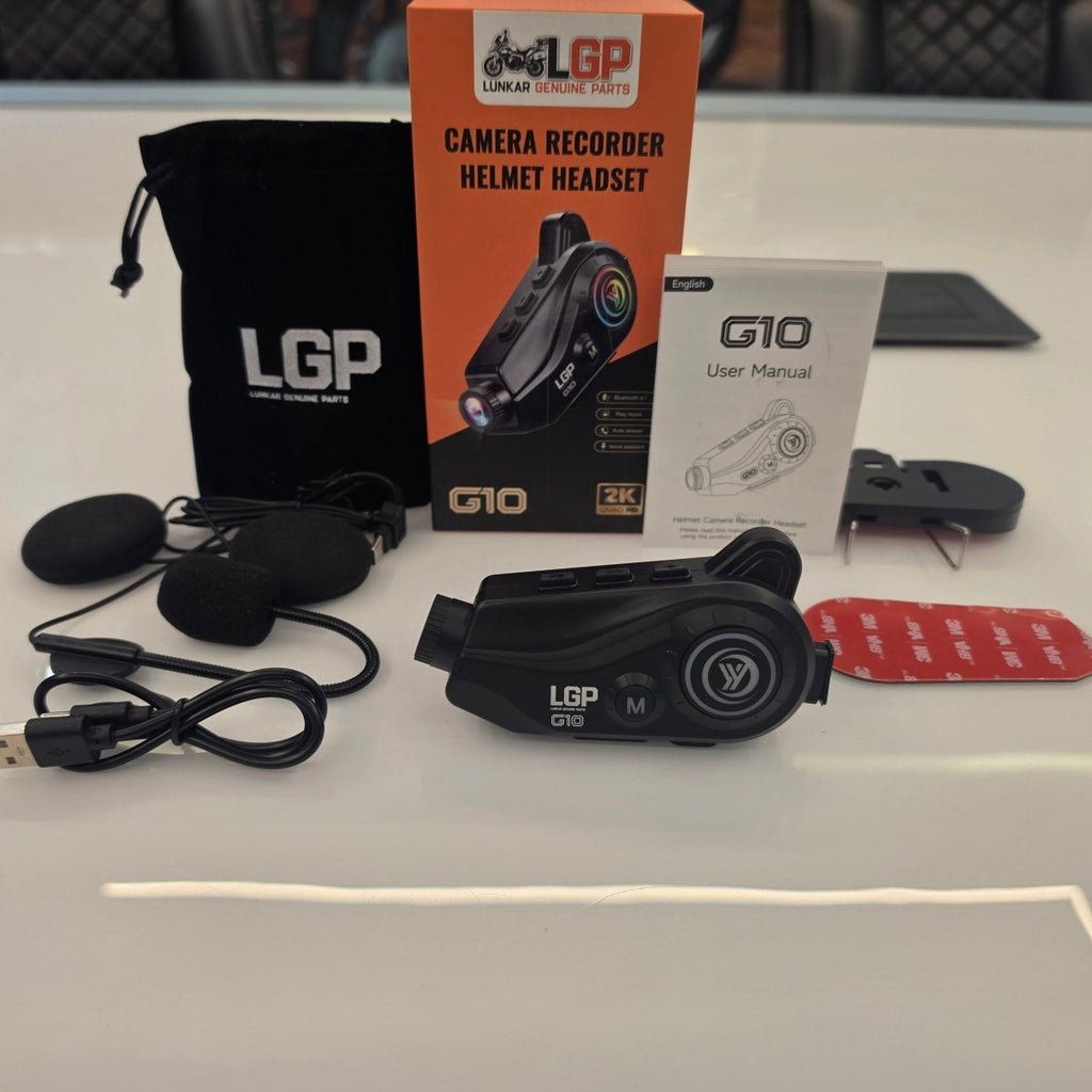 LGP G10 Bluetooth Camera Helmet Headset | 2K Action Camera - View 4