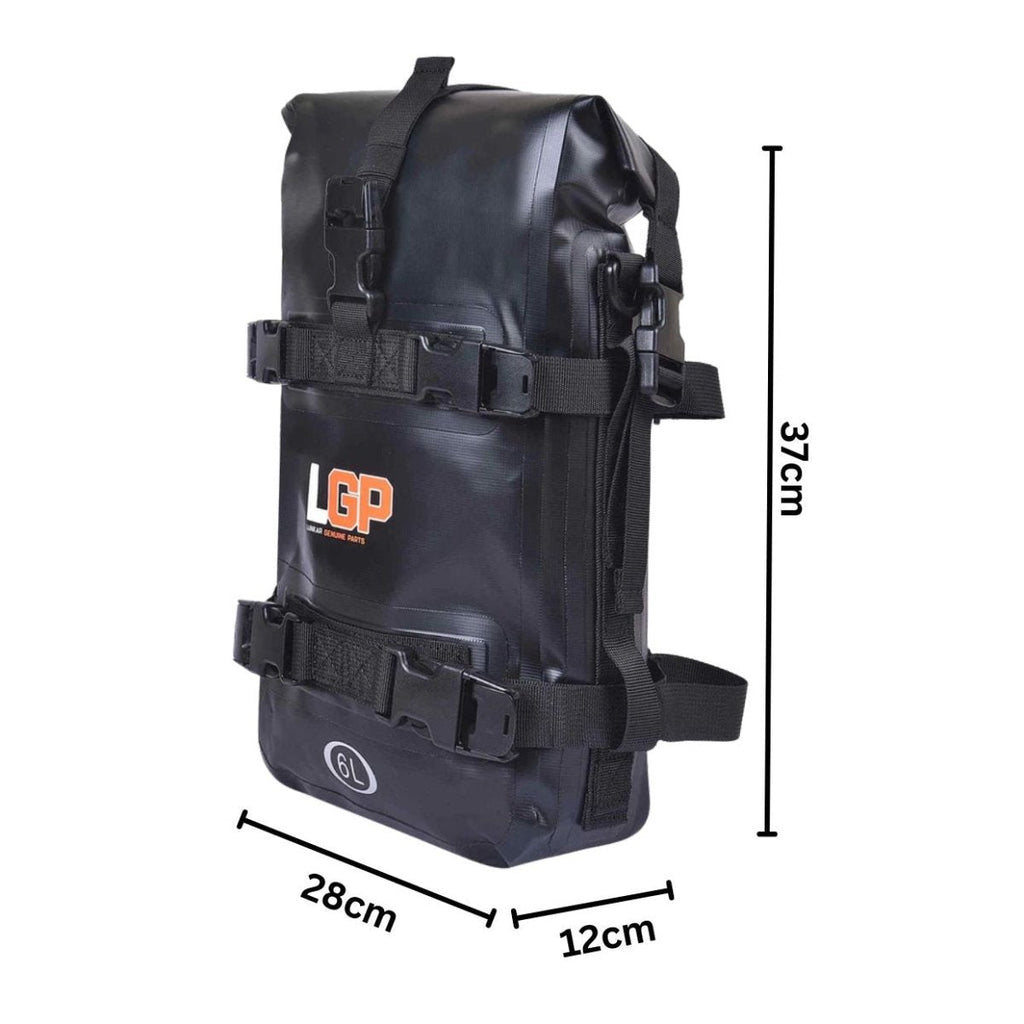 LGP Motorcycle Bumper Bag 6L (TPU Black) - View 6