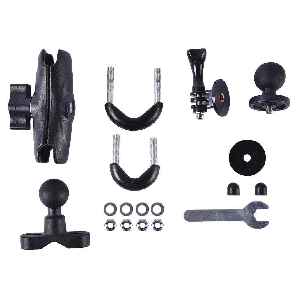LGP MOTORCYCLE CAMERA MOUNT WITH 360 ROTATIONAL HANDLE BAR AND MIRROR BAR FIT - View 4