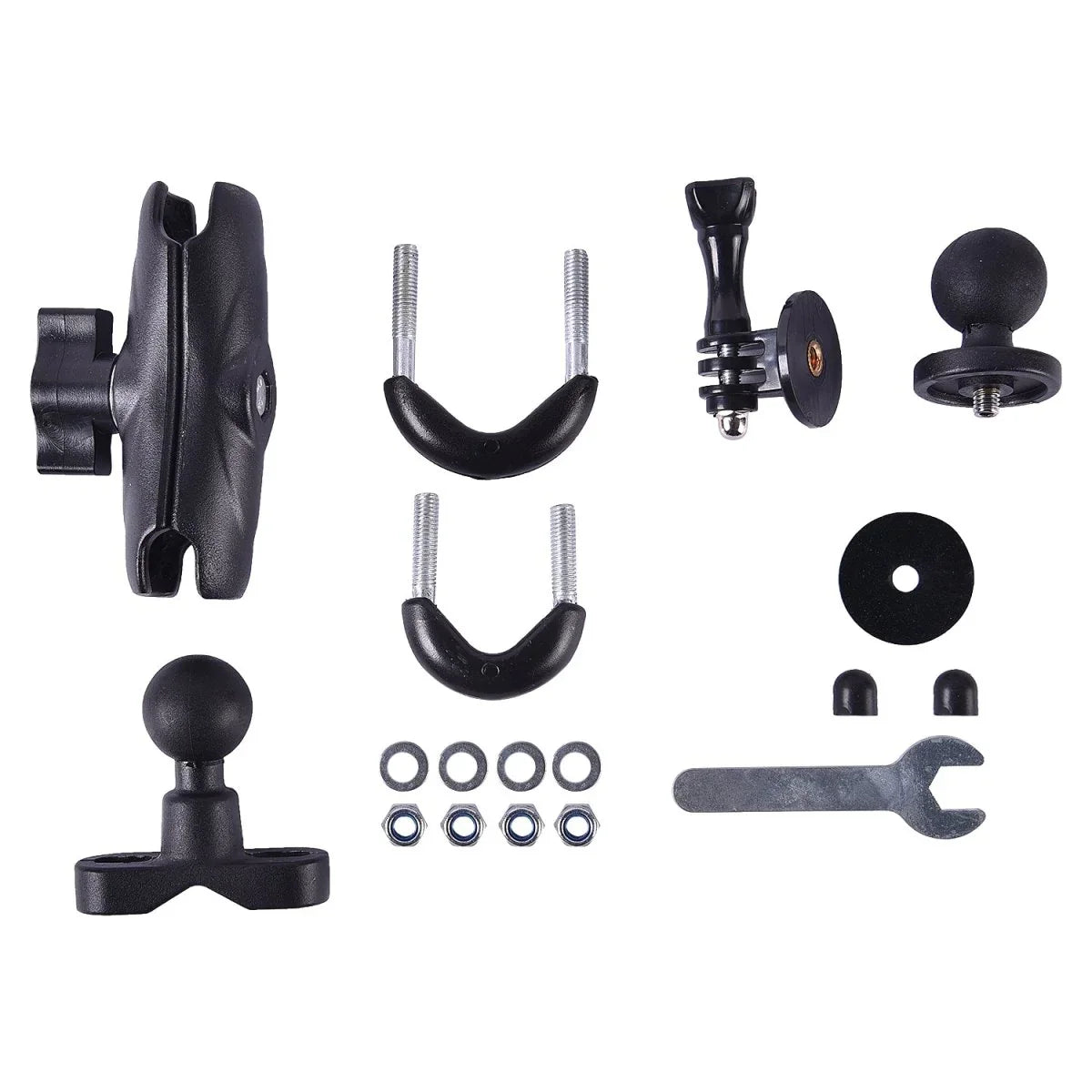 LGP MOTORCYCLE CAMERA MOUNT WITH 360 ROTATIONAL HANDLE BAR AND MIRROR BAR FIT - View 4