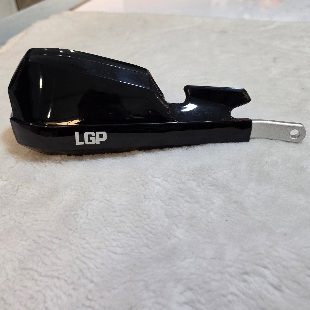LGP Onyx Universal Motorcycle Hand Protector With Aluminium Mounts – Black - View 4