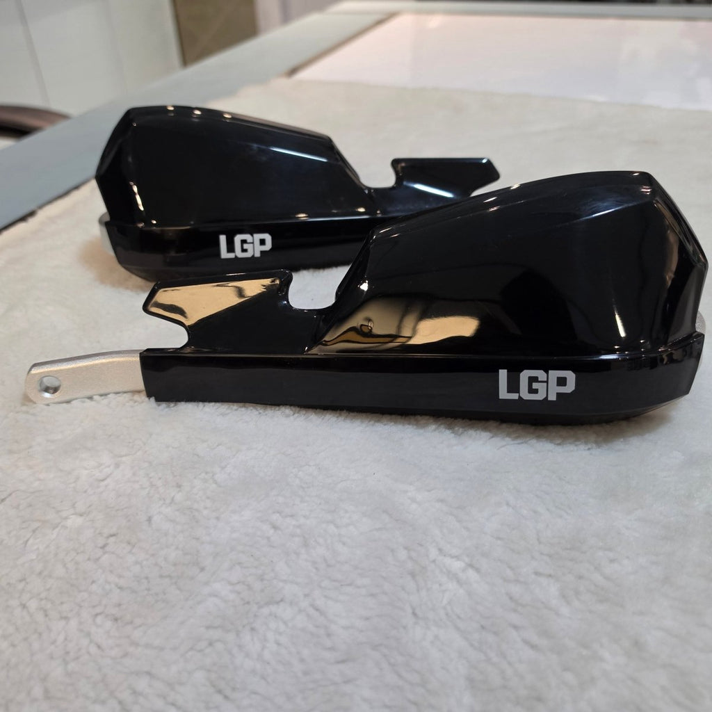 LGP Onyx Universal Motorcycle Hand Protector With Aluminium Mounts – Black - View 3