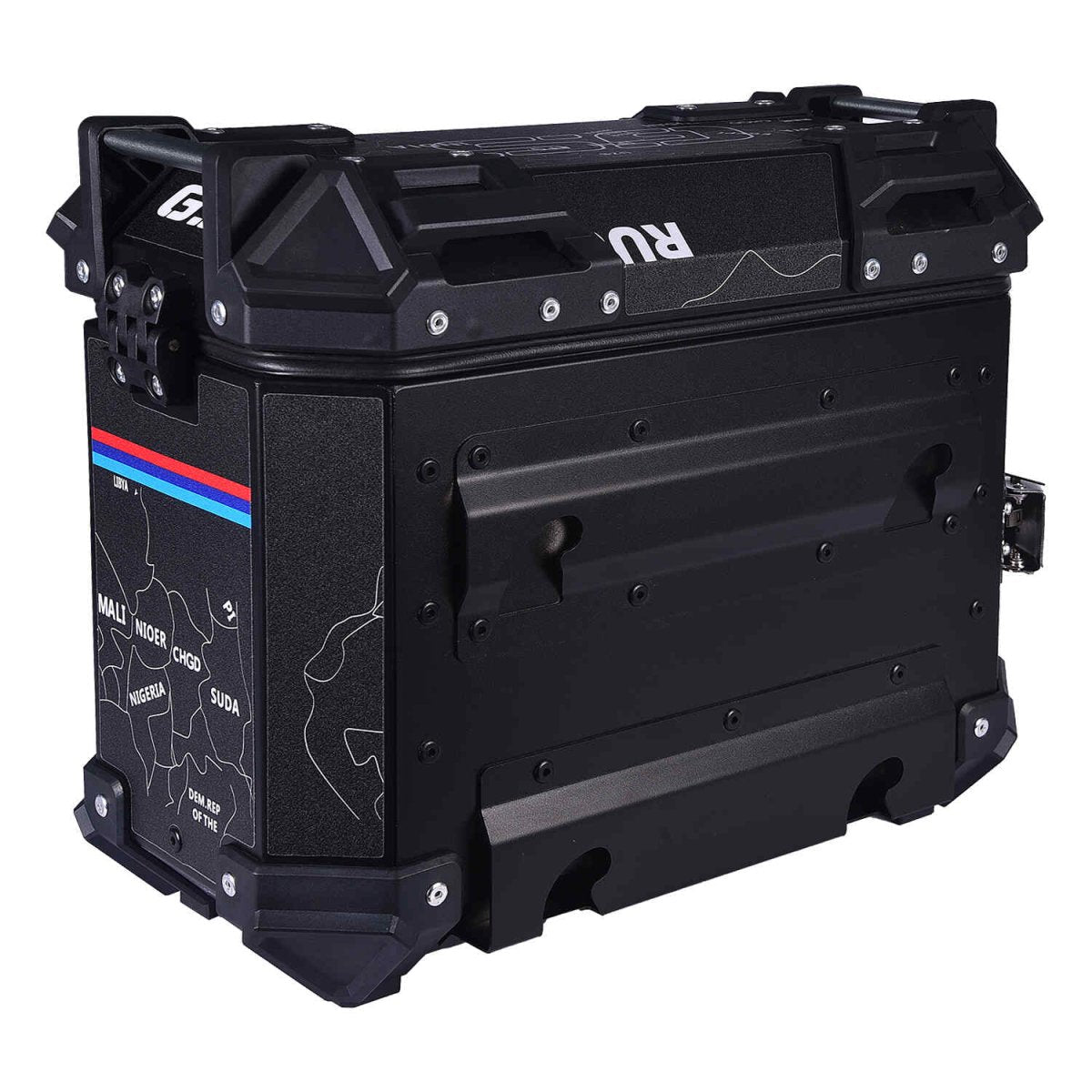 LGP PANNIER BOX 25L BLACK MAP LINE - View 3