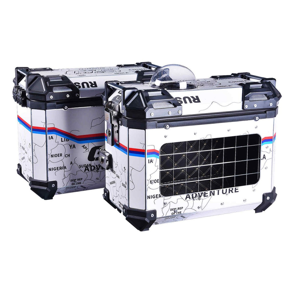 LGP PANNIER BOX 38L WHITE MAP LINE FOR PET