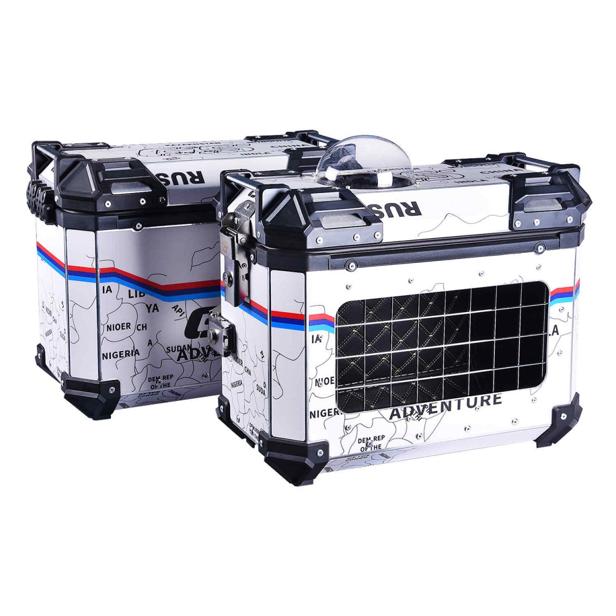 LGP PANNIER BOX 38L WHITE MAP LINE FOR PET