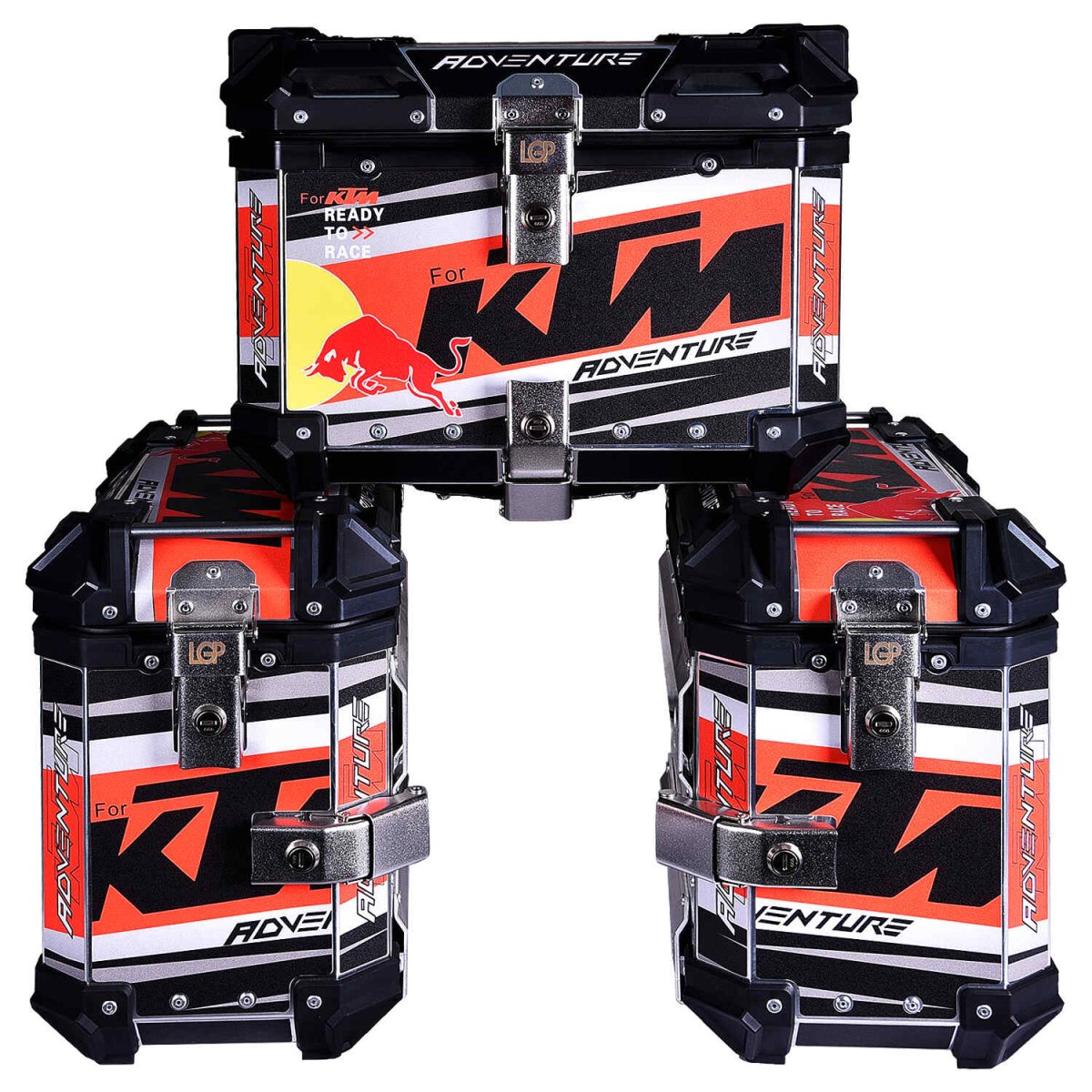 LGP PANNIER KTM SET OF 3 ADVENTURE PRO 45L+38L+38L
