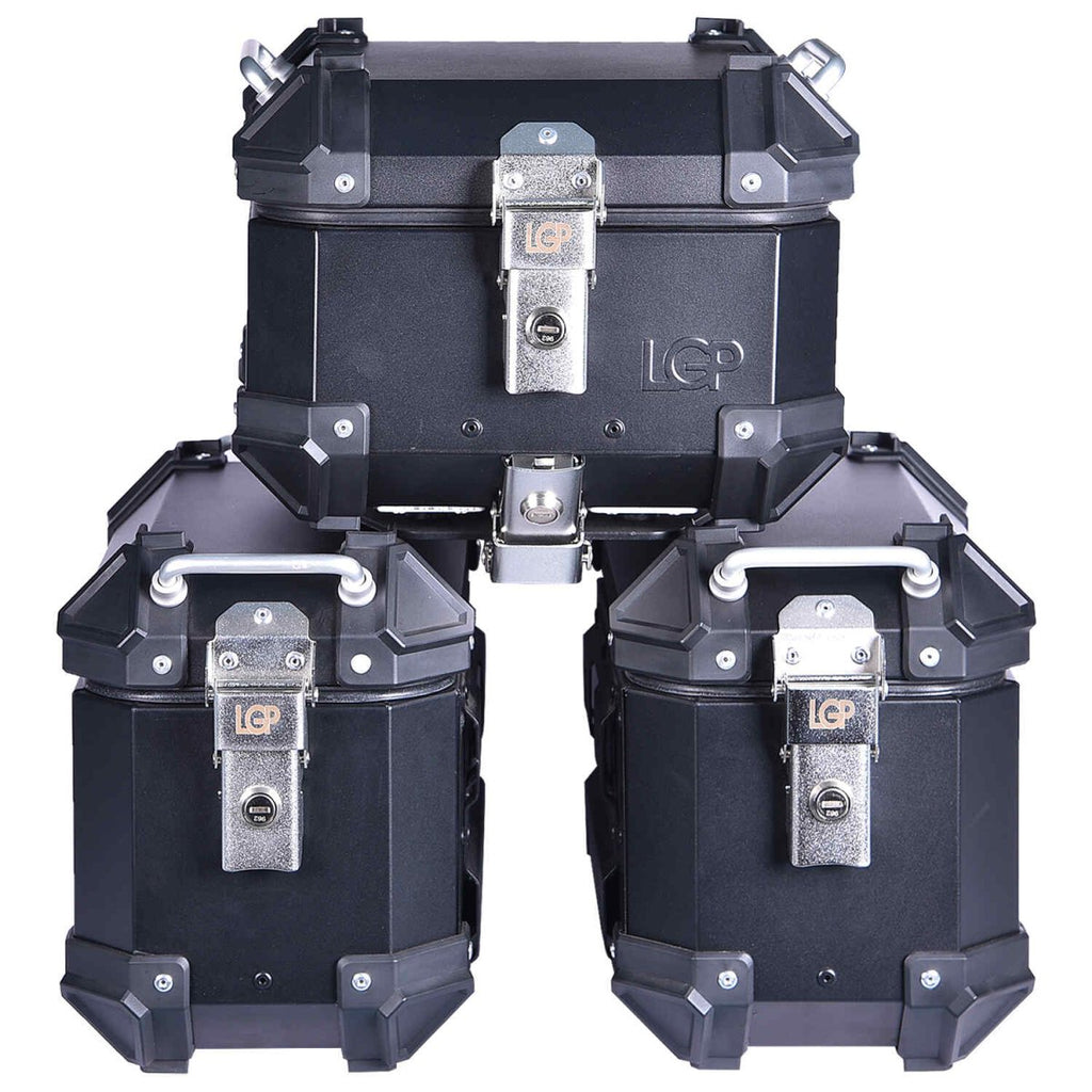 LGP PANNIER SET OF 3 16+16+18 BLACK PLANE