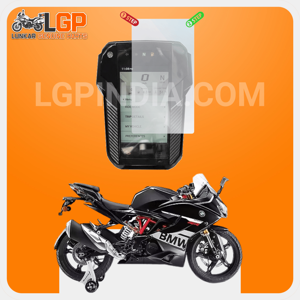 LGP SCREEN GUARD DISPLAY PROTECTOR BMW - View 3