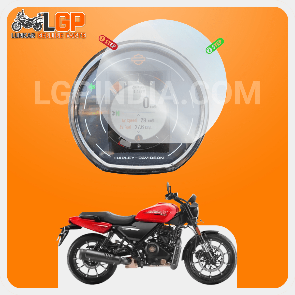 LGP SCREEN GUARD DISPLAY PROTECTOR HARLEY DAVIDSON