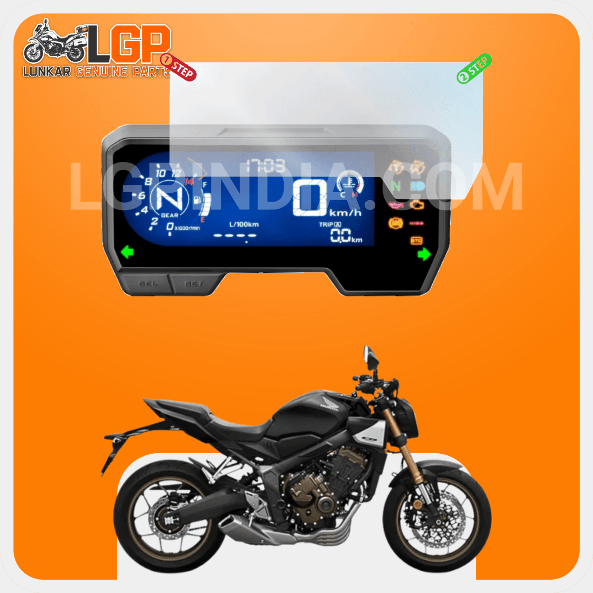 LGP SCREEN GUARD DISPLAY PROTECTOR HONDA - View 4