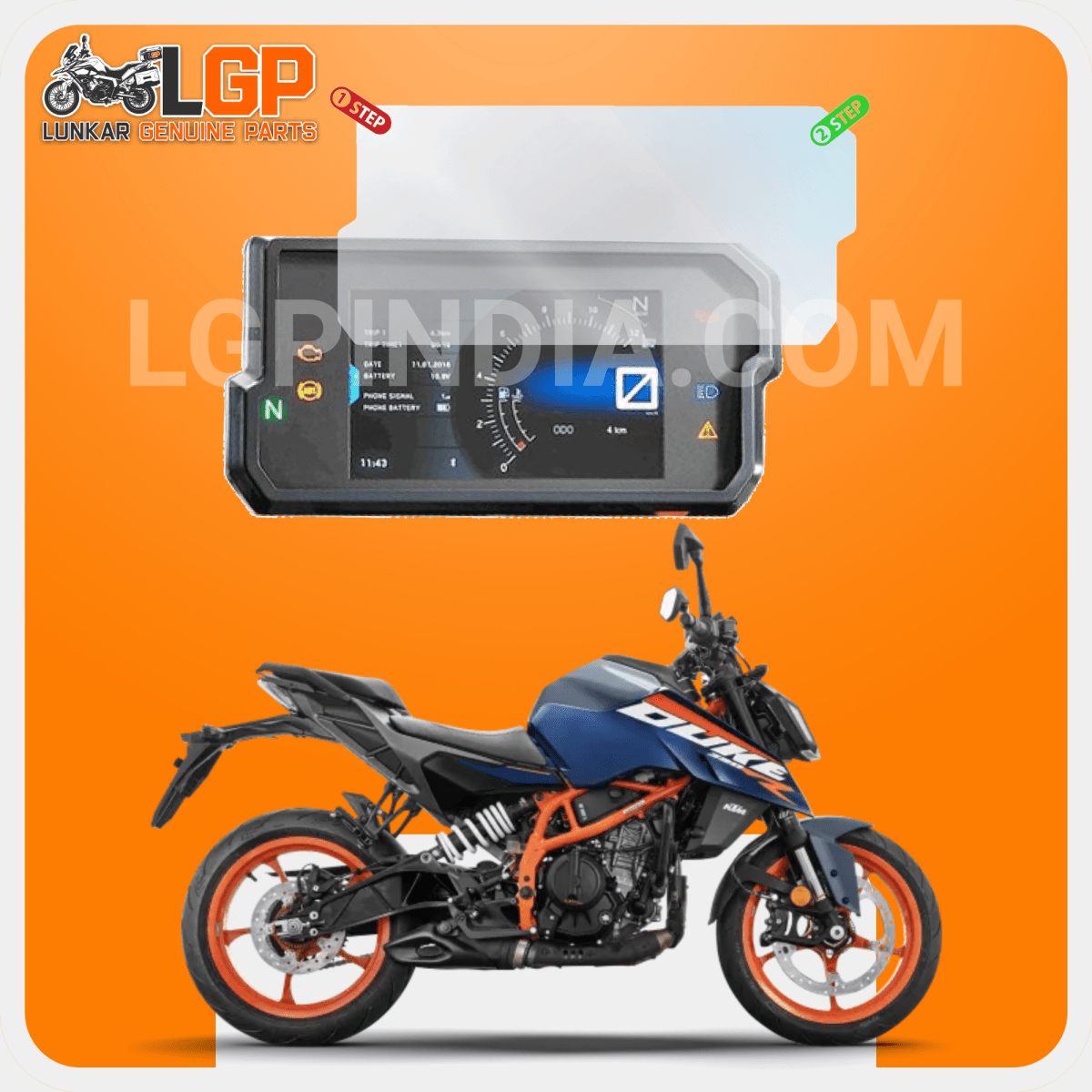 LGP SCREEN GUARD DISPLAY PROTECTOR KTM - View 5