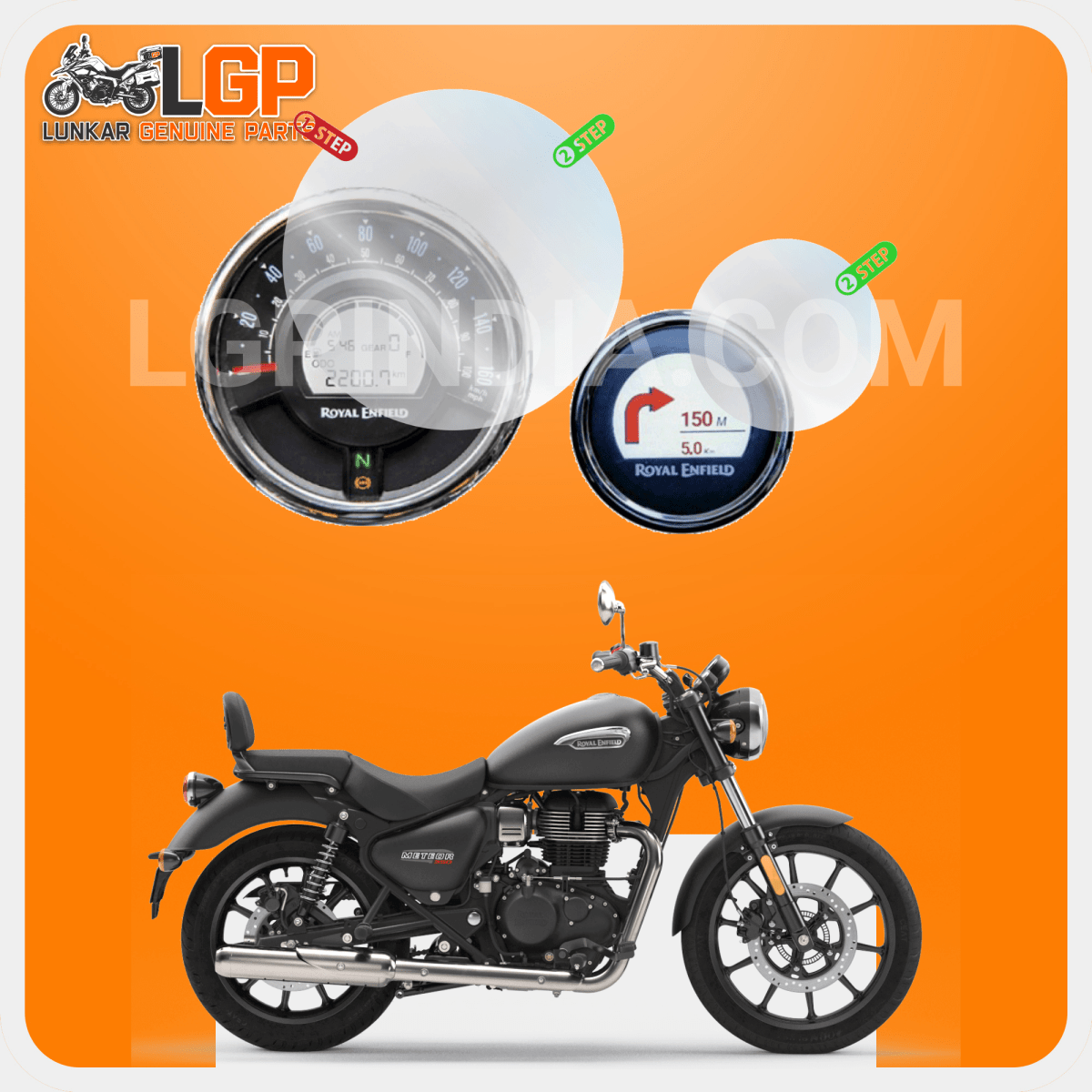 LGP SCREEN GUARD DISPLAY PROTECTOR ROYAL ENFIELD - View 6