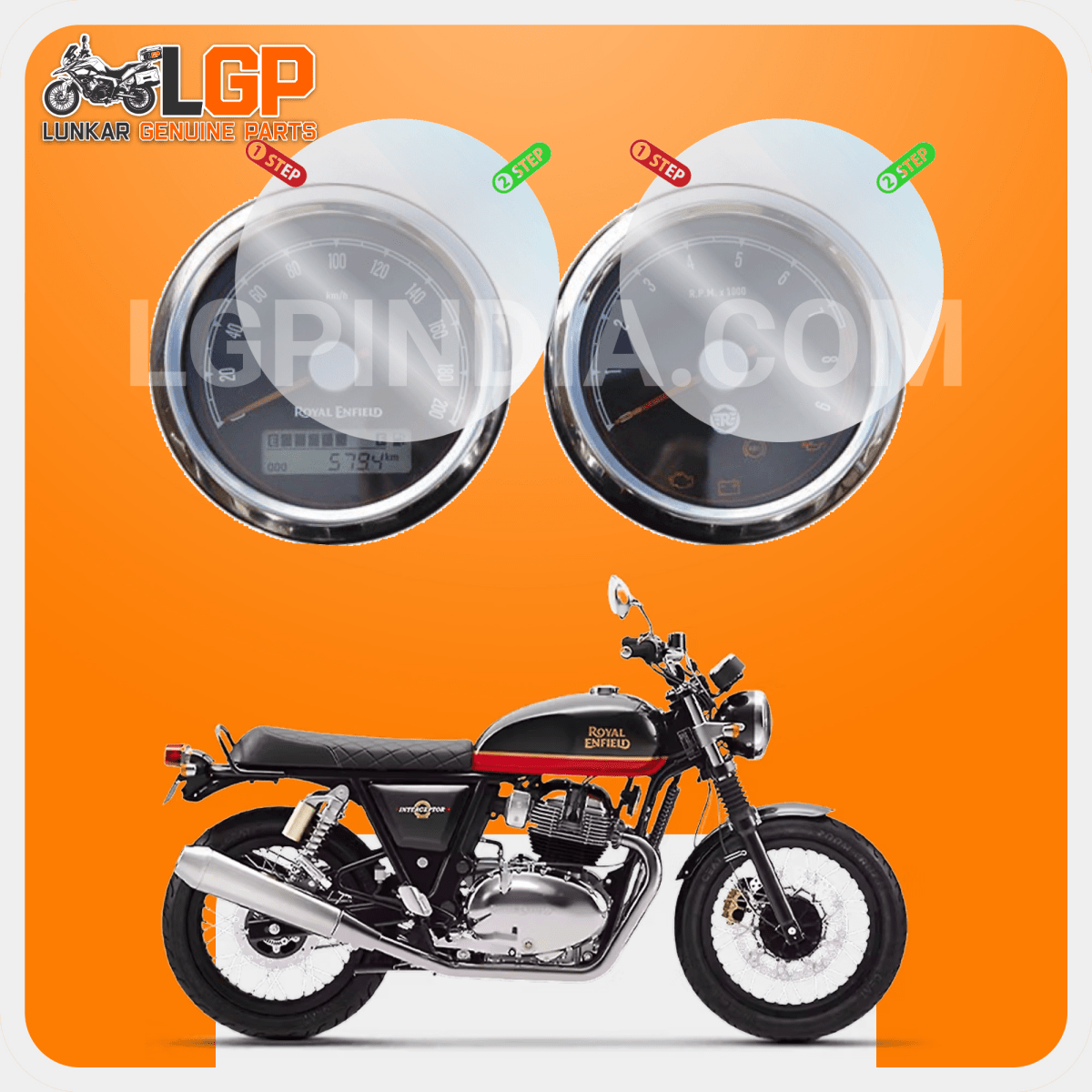 LGP SCREEN GUARD DISPLAY PROTECTOR ROYAL ENFIELD - View 7