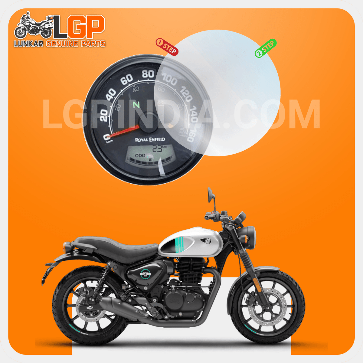 LGP SCREEN GUARD DISPLAY PROTECTOR ROYAL ENFIELD - View 4