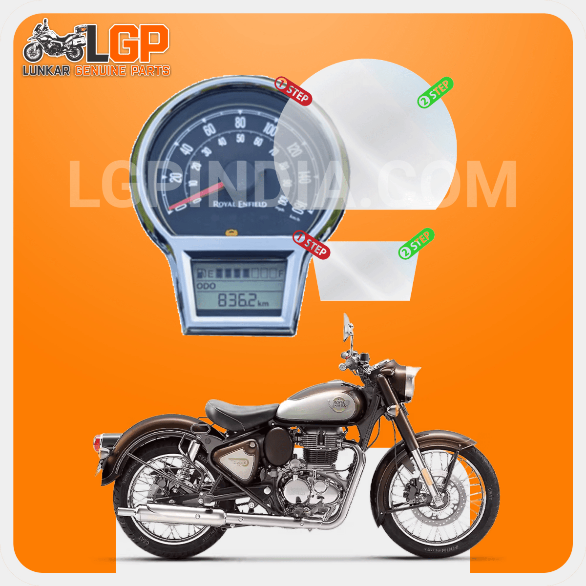 LGP SCREEN GUARD DISPLAY PROTECTOR ROYAL ENFIELD - View 8