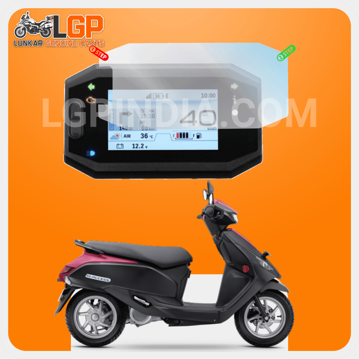 LGP SCREEN GUARD DISPLAY PROTECTOR SUZUKI - View 2
